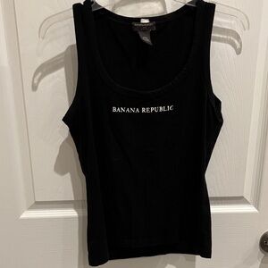Banana Republic Classic Black Tank Top